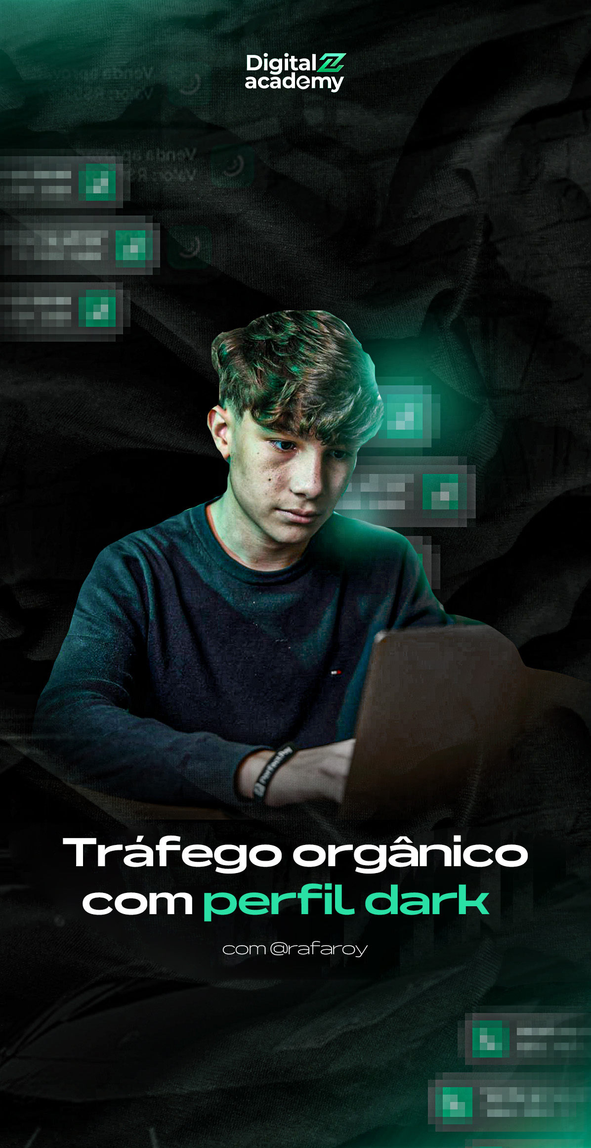 capa rafa trafego organico dark